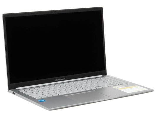 Ноутбук ASUS VivoBook X1504VA-BQ4060/90NB13Y2-M03600/Core i3-100U/16Gb/512Gb/15.6 FHD IPS/DOS серебристый